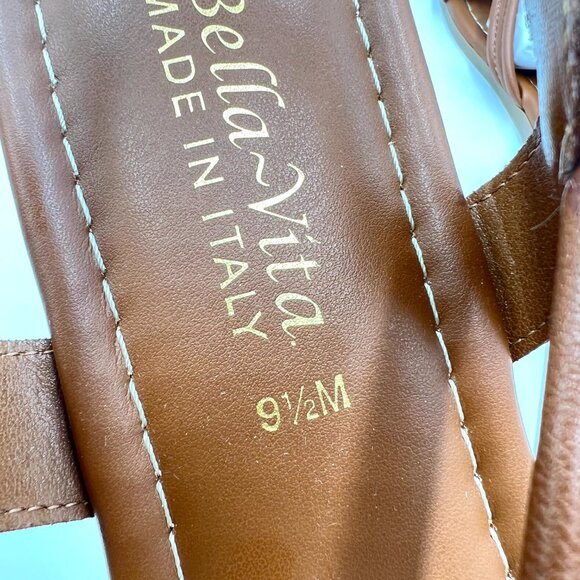 Bella Vita Womens Size 9.5 Ilo Brown Tan Leather Strappy Sandals Shoes - Picture 14 of 14